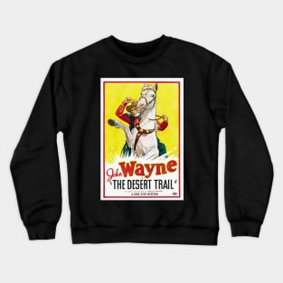 The Desert Trail Restored Vintage Poster - 1935 Crewneck Sweatshirt